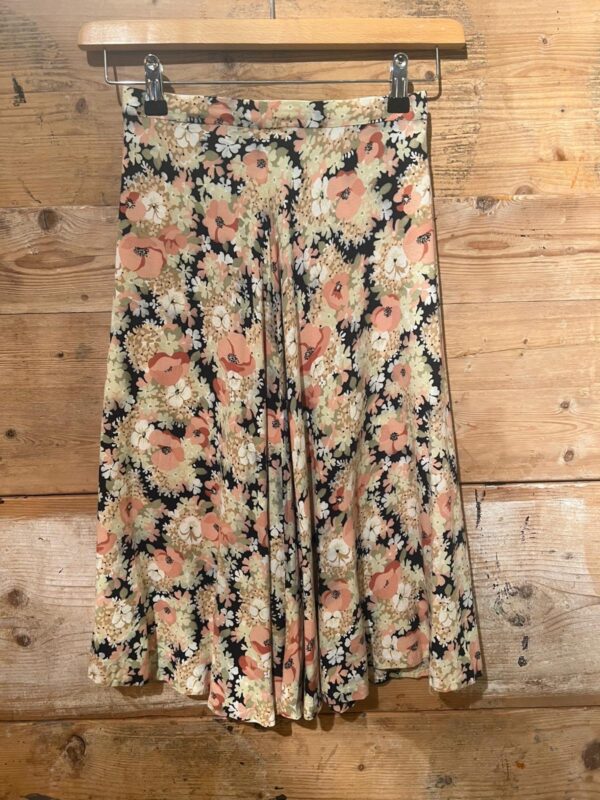 Vintage bloemen rok